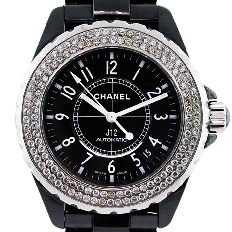 women's chanel watches|chanel black watch with diamonds.